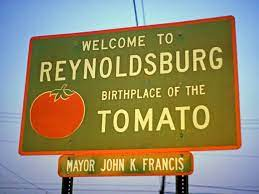 A picture of the Reynoldsburg Welcome sign